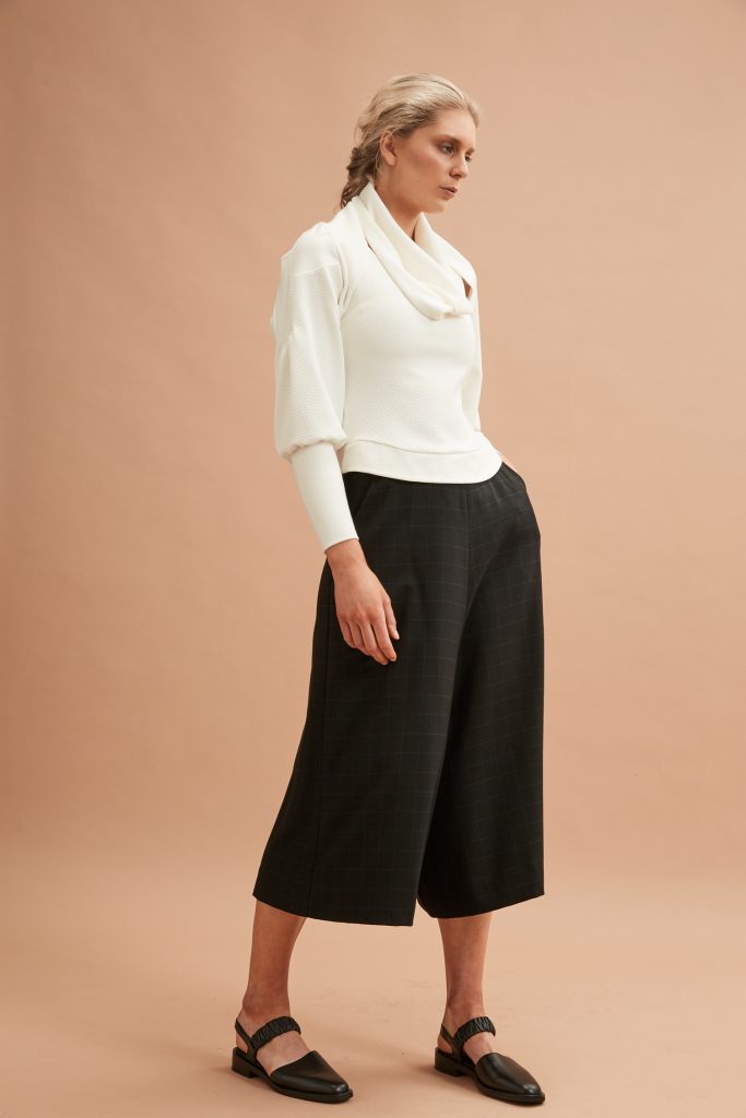 The Culottes worn with the Layered Top